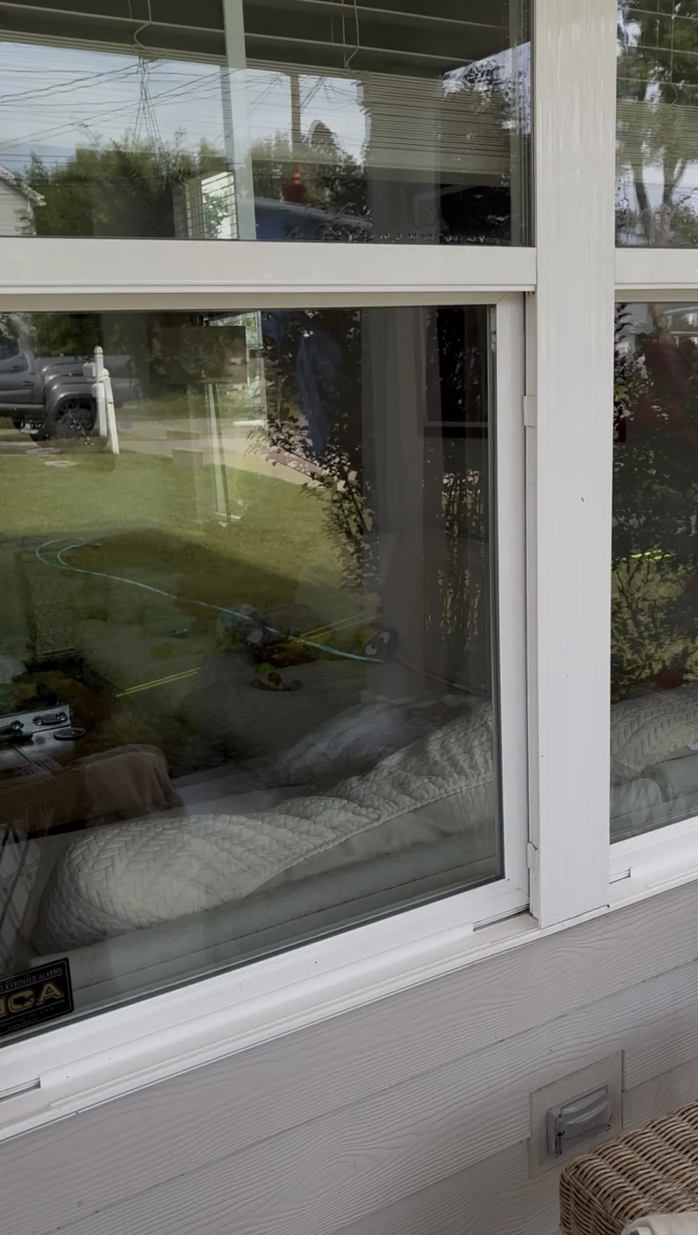 Same window after OAK Window Cleaning cleaning — spotless and protected